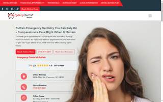 Emergency Dental of Buffalo website