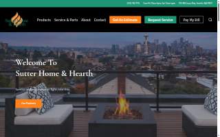 The Fireplace Bar & Kitchen website