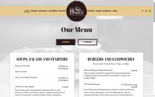 One 19 North Tapas Wine Bar website