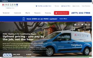 Aire Serv of St. Louis website