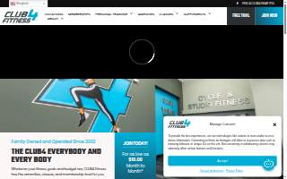 CLUB4 Fitness Horn Lake of Southaven website