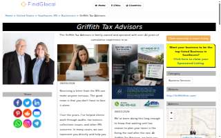 Griffith Tax Advisors website