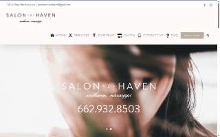 Salon Haven website
