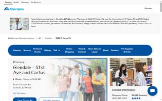 Albertsons Pharmacy of Glendale website
