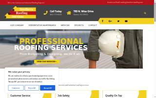 Southern Roofing & Renovations website