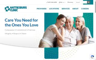 Hattiesburg Family Dental Care website