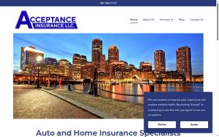 Acceptance Insurance website