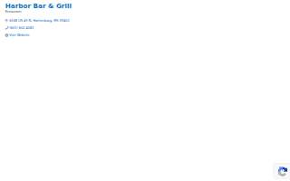 Harbor Bar & Grill website