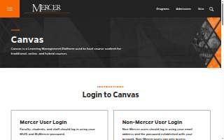 Canvas website
