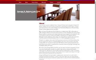 Nelson Law Firm website