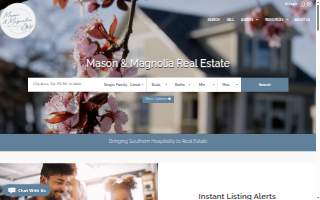 Mason & Magnolia Real Estate website