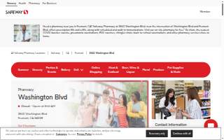 Safeway Pharmacy of Fremont website