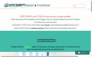 Clover Pharmacy & Wellness website