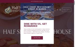 Half Shell Oyster House website
