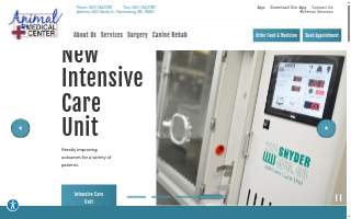 Animal Medical Center website