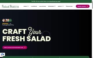 The Salad Station - West Hattiesburg website