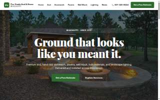 Pro Grade Sod & Stone website