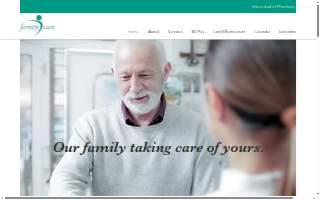 Family Care Pharmacy website