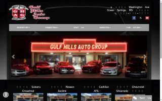Gulf Hills Auto Sales website