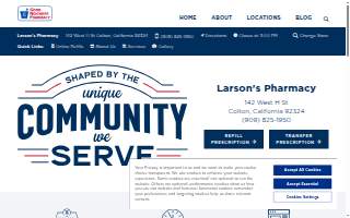 Larson's Pharmacy website
