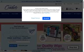 Comforts on the Coast website