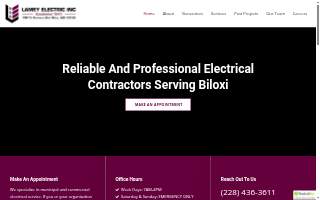 Lamey Electric, Inc. website