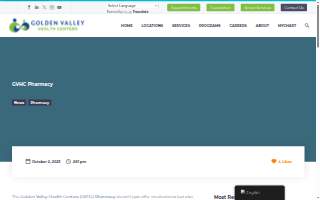 Golden Valley Health Centers - Pharmacy website
