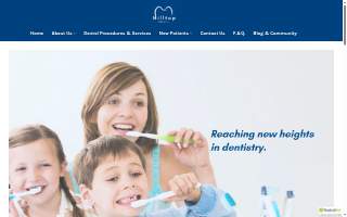 Hilltop Dental Clinic website