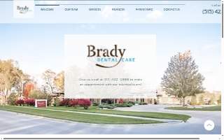 Brady Dental Care website