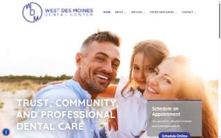West Des Moines Dental website