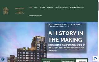 The Threefoot Hotel, Meridian, a Tribute Portfolio Hotel website