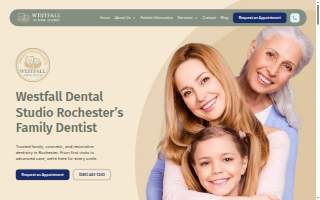 Westfall Dental Studio of Brighton website