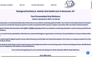 BG Dental Wellness and Cosmetic Center website