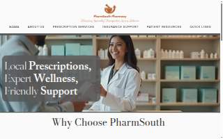 PharmSouth Pharmacy website