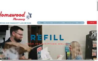 Homewood Pharmacy of Birmingham website
