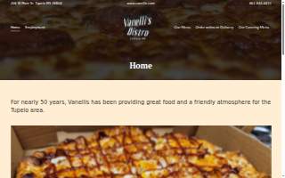 Vanelli's Bistro website