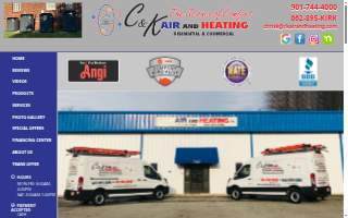 C&K Air and Heating Inc website