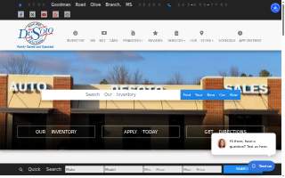 DeSoto Auto Sales of Olive Branch website