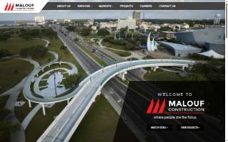 Malouf Construction website