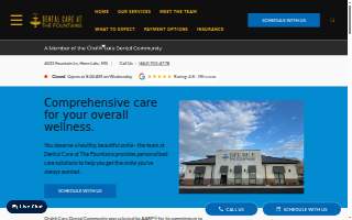 Dental Care at The Fountains website