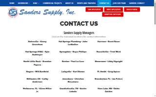 Sanders Supply - HVAC Parts & Supplies website