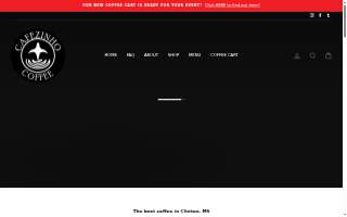 Cafezinho Coffee website