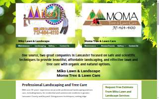 Landscaping website