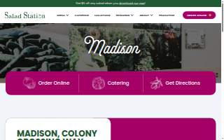 Salad Station website