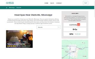 Heavenly Hair and Head Spa website