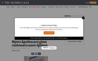 Myers Apothecary website