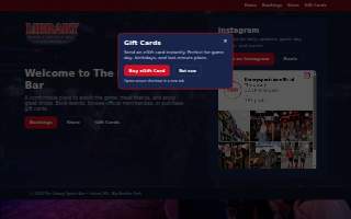 The LIbrary website
