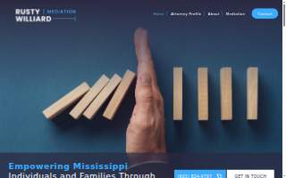Law Offices of Rusty Williard website