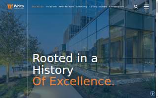 White Construction Co website