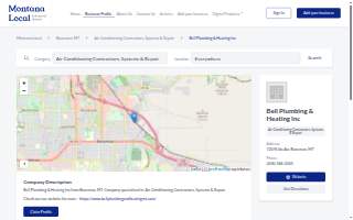 Bell Plumbing & Heating Inc website